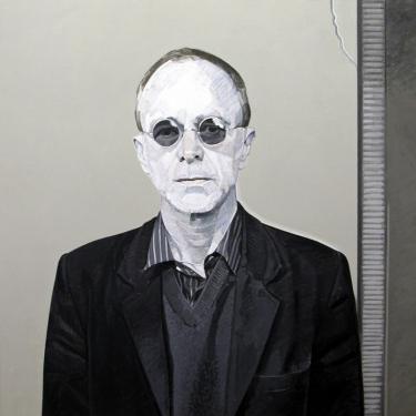 Le regard n.8, 1996, acryl sur toile, 100x100 cm