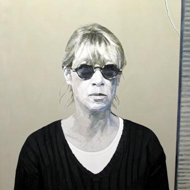 Le regard n.7, 1996, acryl sur toile, 100x100 cm