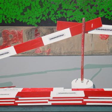 Chantier n.3, 2007, acryl sur toile,120x140cm