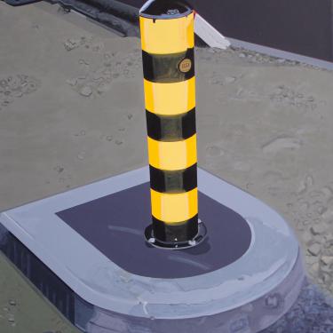 Chantier n4, 2007, acryl sur toile,150x140cm