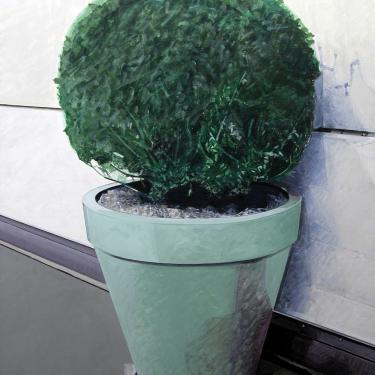 Béton n.1, 2002, acryl sur toile,125x100cm