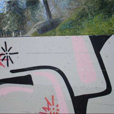 Graffiti n.20, 2007, acryl surtoile, 100x125cm