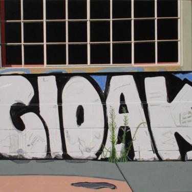 Graffiti n.21, 2008, acryl surtoile, 100x125cm