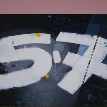 Graffiti n.31, 2009, acryl sur toile, 120x140cm