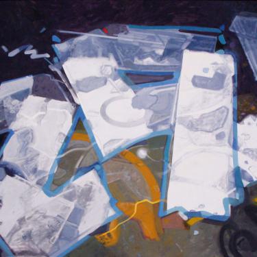 graffiti n.33, 2010, acryl sur toile, 120x140cm