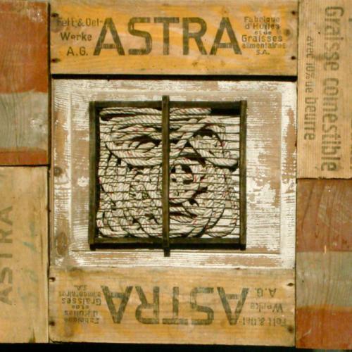 Démolition n.13, 2010, assemblage,60x60cm