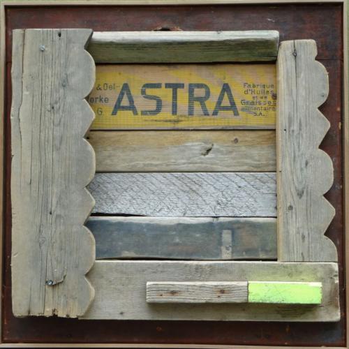 Démolition n.20, 2011, bois et métal peint, 100x128cm